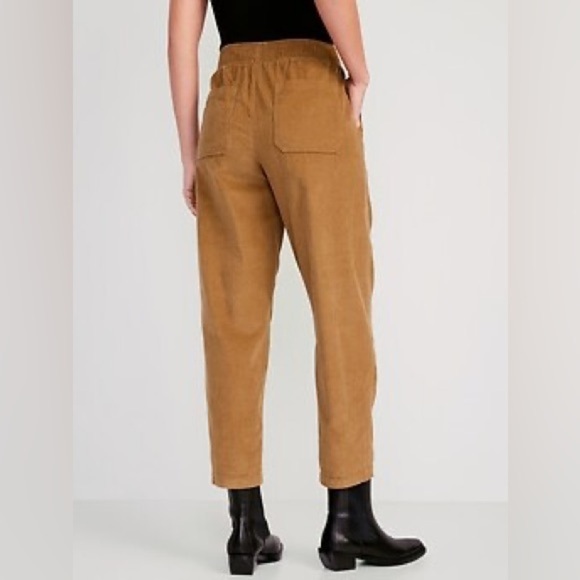NWT Old Navy High Rise Ankle Pulla Utility Corduroy Pants Acacia Tan Size XS - Picture 7 of 7